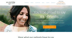 Desktop Screenshot of mysmile.ca